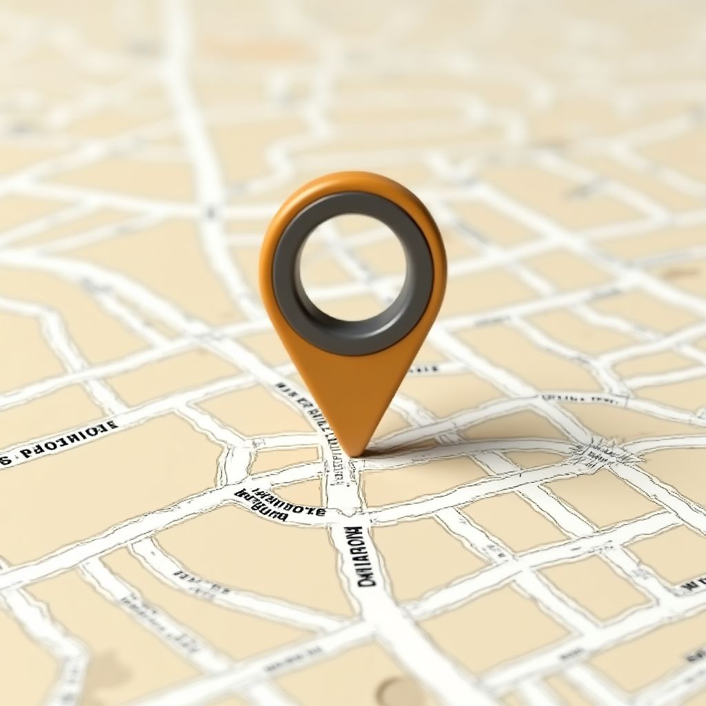 Karte mit Standort unseres Büros